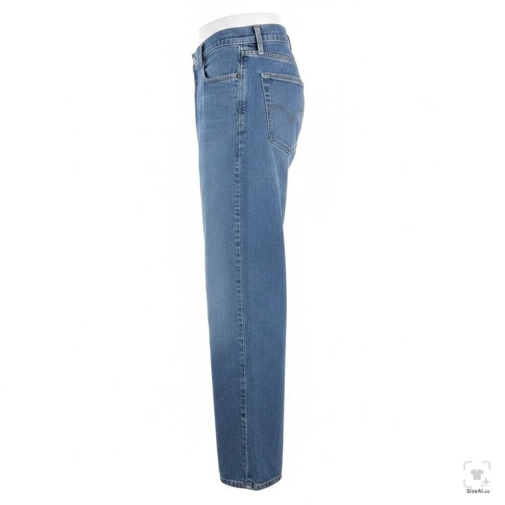 Levis 541 Jeans Mens 40x28 Blue Denim Medium Wash Athletic Fit Tapered Stretch